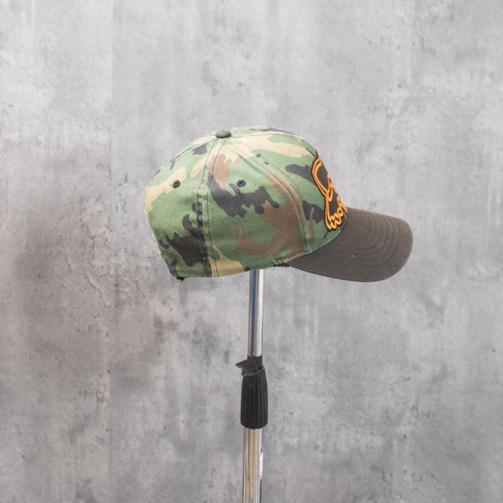 Vintage VTG Y2K 2000's 00's Fox Racing Camo Fitted Hat - Picture 2 of 5
